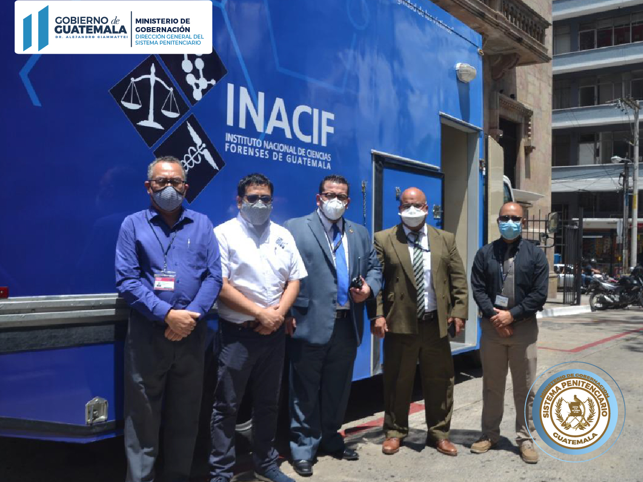 INACIF entrega clínica móvil al Sistema Penitenciario para brindar atención médica a privados de libertad en Fraijanes