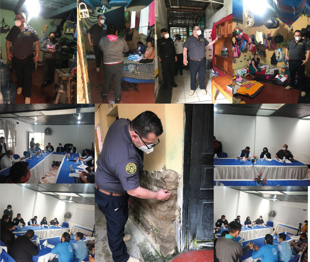Autoridades del Sistema Penitenciario realizan visita a centro carcelario en Huehuetenango