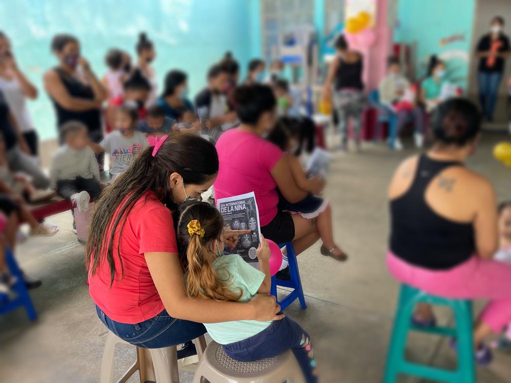 Madres privadas de libertad y sus hijas celebran Día Internacional de la Niña en centros de privación de libertad