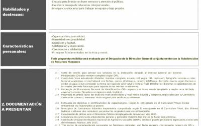 CONVOCATORIA EXTERNA No. 011-2025